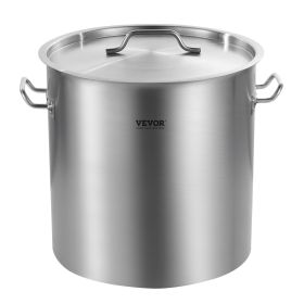 53QT Stainless Steel Stockpot Cooking Kitchen Sauce Pot with Lid Handle 53QT Stainless Steel Stockpot Cooking Kitchen Sauce Pot with Lid Handle